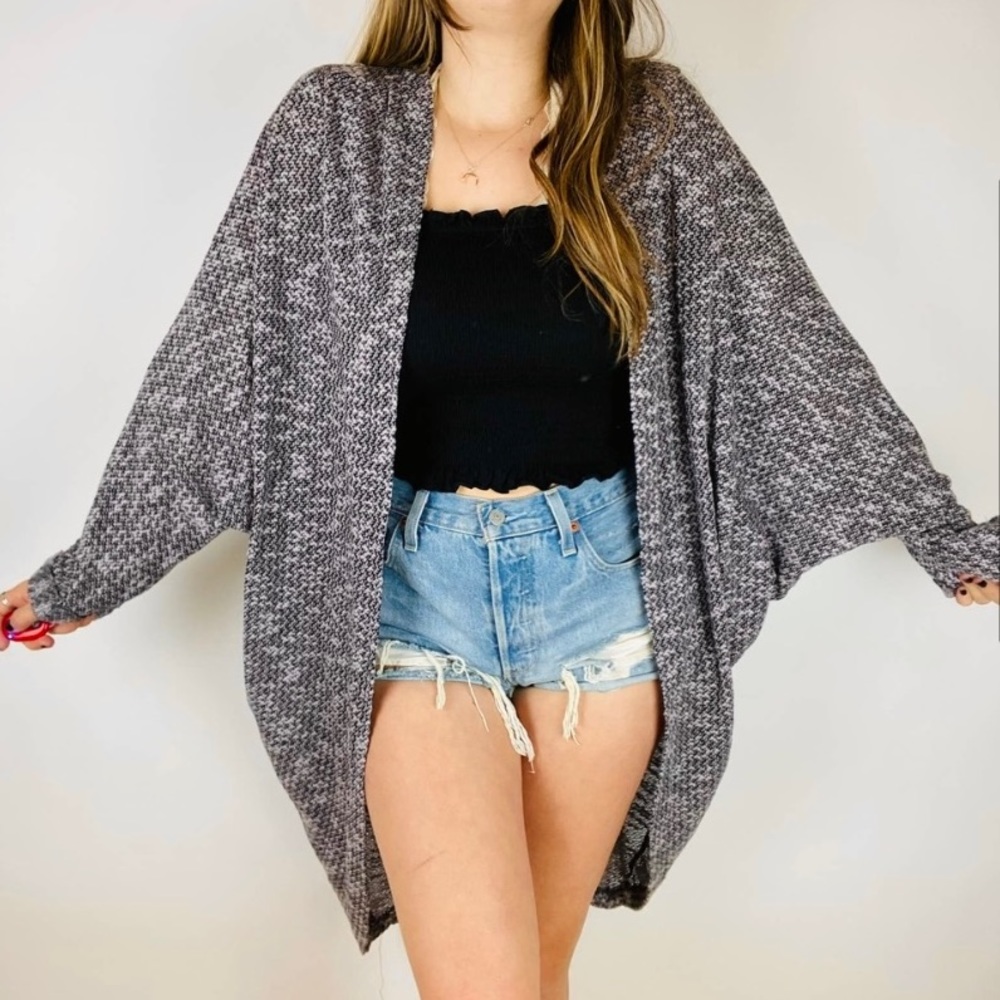 Free People Batwing Open Cardigan